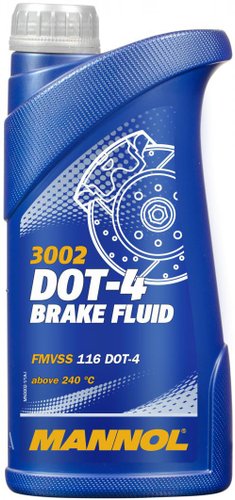 Тормозная жидкость Mannol Brake Fluid DOT-4 3002 1л