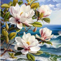 Алмазная мозаика  Феникс+ Роскошная магнолия 68617