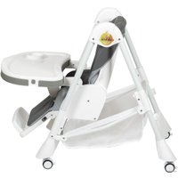 Высокий стульчик ForKiddy Podium Toys 0+(2 чехла+х/б вкладыш, темно-серый, дуга обезьяна)