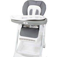 Высокий стульчик ForKiddy Podium Toys 0+(2 чехла+х/б вкладыш, темно-серый, дуга обезьяна)