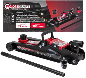 Подкатной домкрат ForceKraft FK-T825010 3т